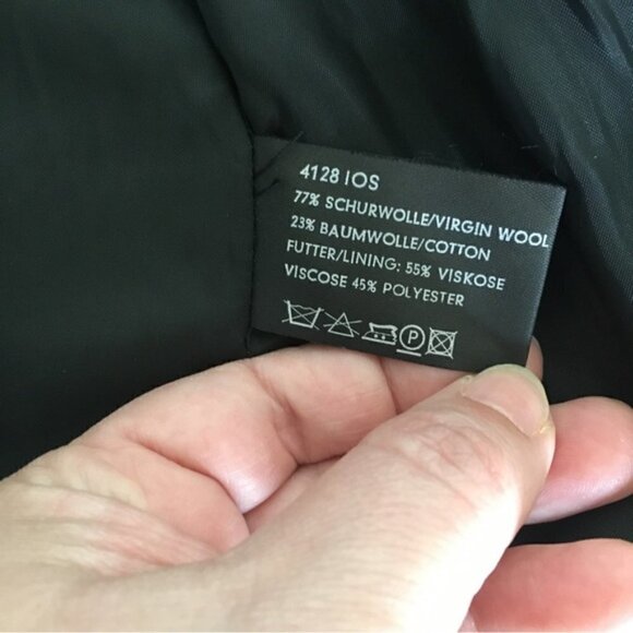 Annette Gortz Black Ruched Sleeves Double Zip Light Jacket Sz EU 36 - Picture 10 of 10